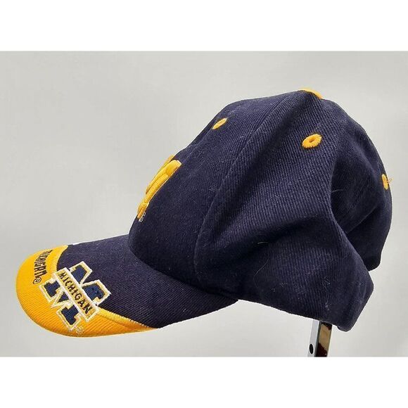 Vintage Michigan Wolverines Team Spirit Adjustable Baseball Cap Hat - Picture 2 of 9